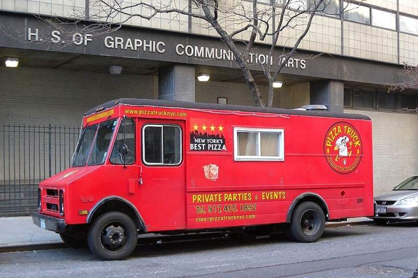 Commander au camion pizza