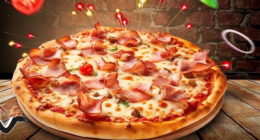 Pizza jambon champignons